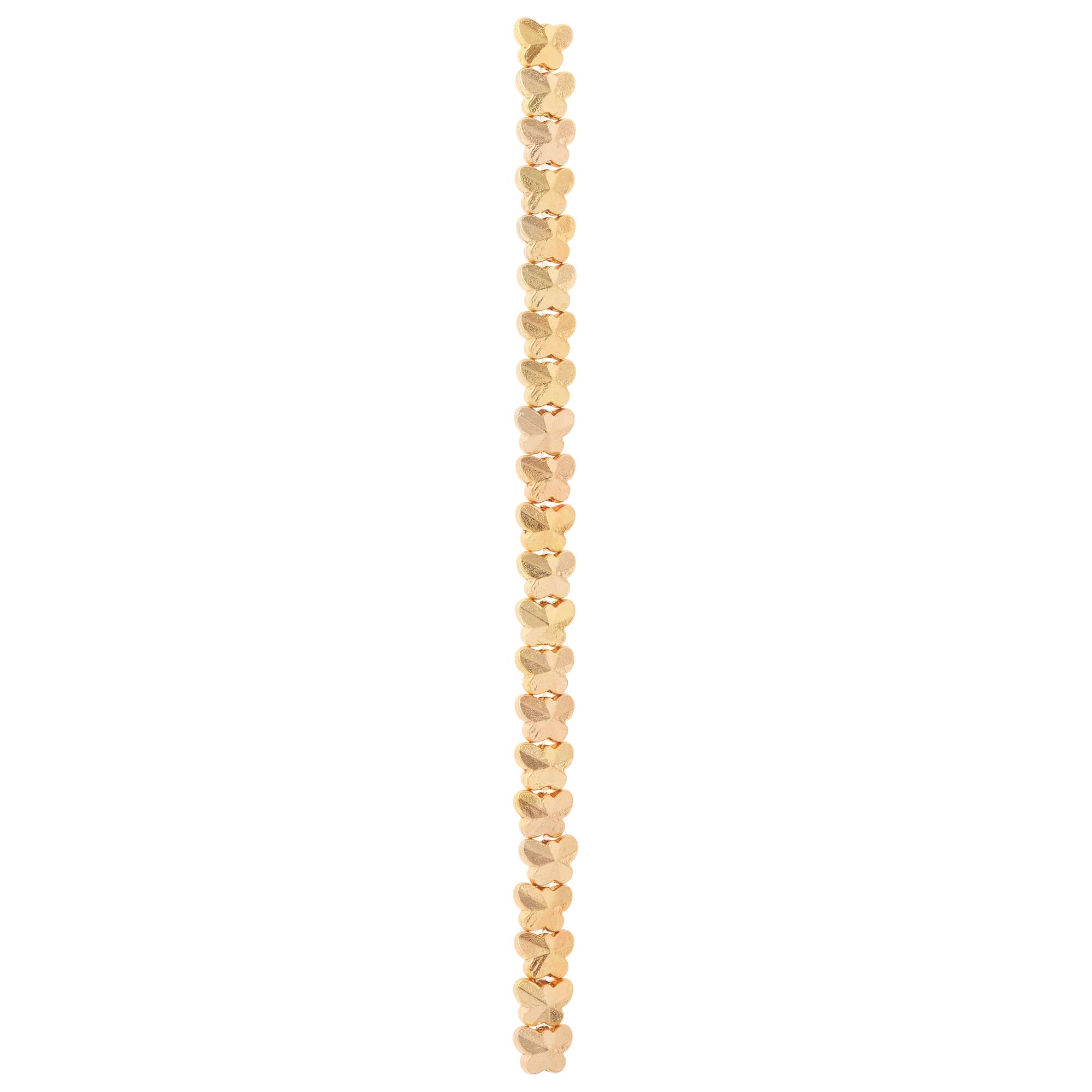 Gold Metal Butterfly Beads by Bead Landing™